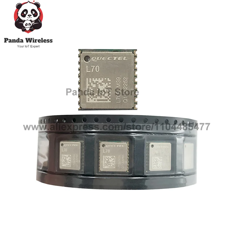 Quectel L70B-M39 GPS module QZSS DGPS SBAS(WAAS/EGNOS/MSAS/GAGAN) SMD type MTK3339 chippest Low Consumption Fast Positioning