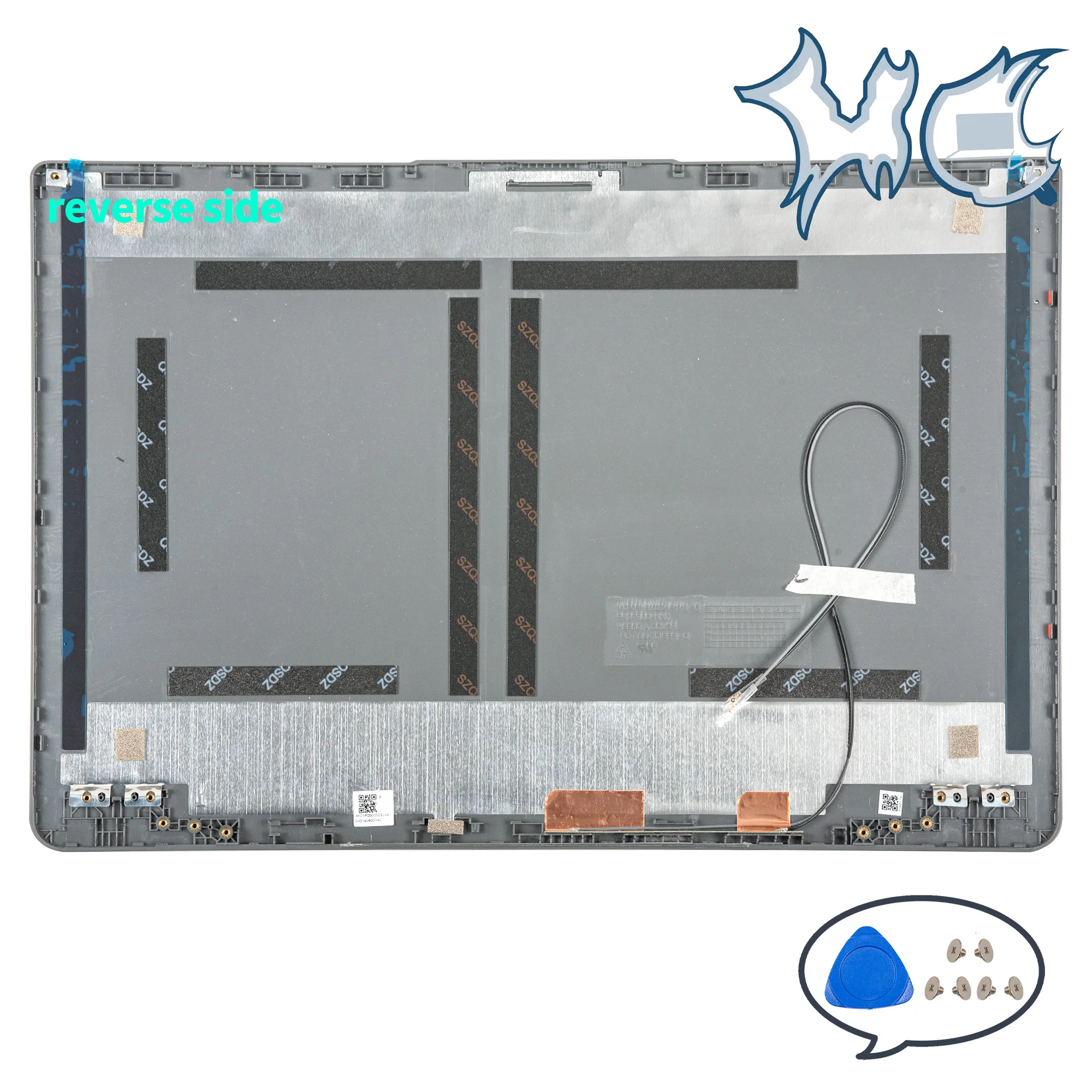 Laptop Onderdelen Voor Lenovo Ideapad 15S 3-15alc6 15itl6 2021 Lcd Achterkant Voorkant Bezel Palmsteun Bodem Hingecover Vervangen Grijs