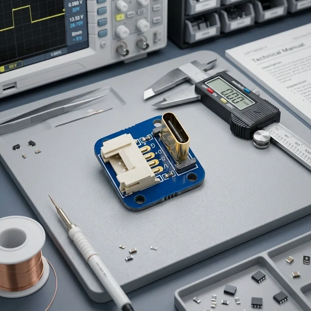 and Input to HY2.0 Output Charging Module Test Board 20mm x 20mm for Handheld Vacuum Cleaner Power Setup  and