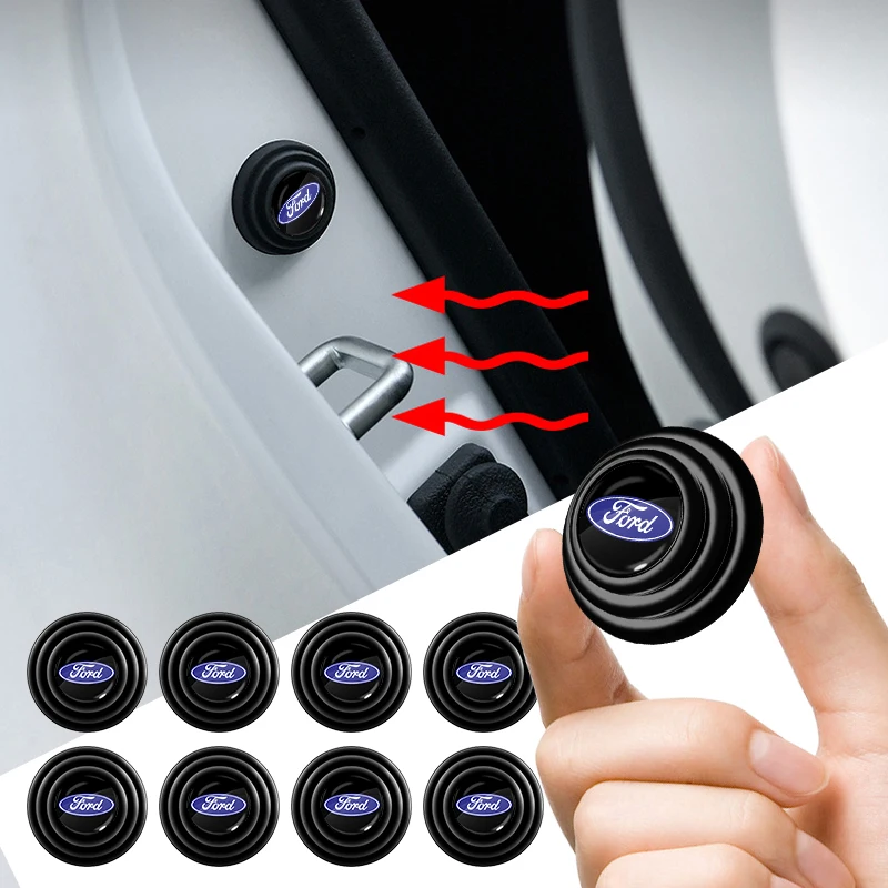 4pcs Car Door Switch Shock Absorption Cushion Stickers for Ford Focus 2 3 4 MK2 MK3 MK4 Kuga Ecosport Fiesta Car Accessories