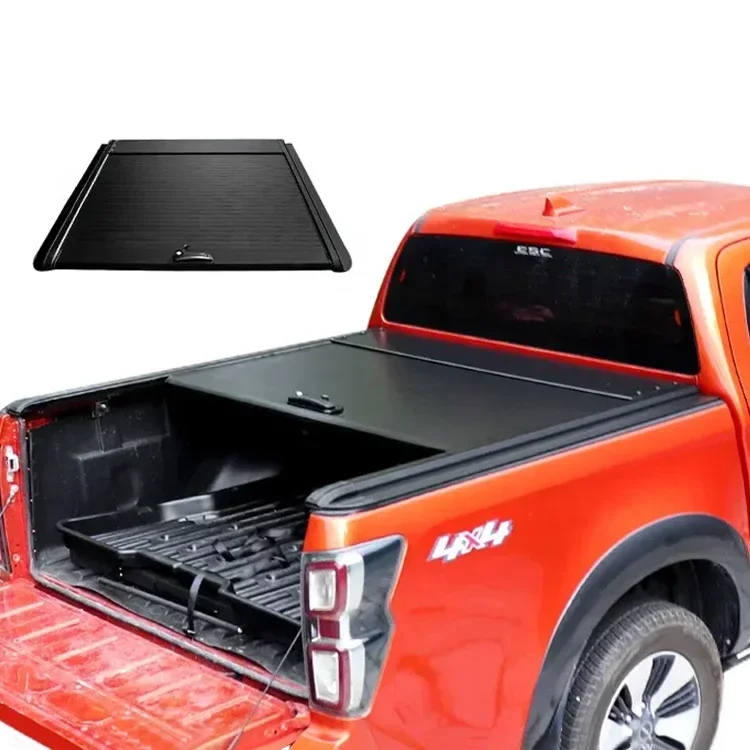 pick up retractanble roller lid aluminum tonneau cover for toyota tundra tacoma amarok