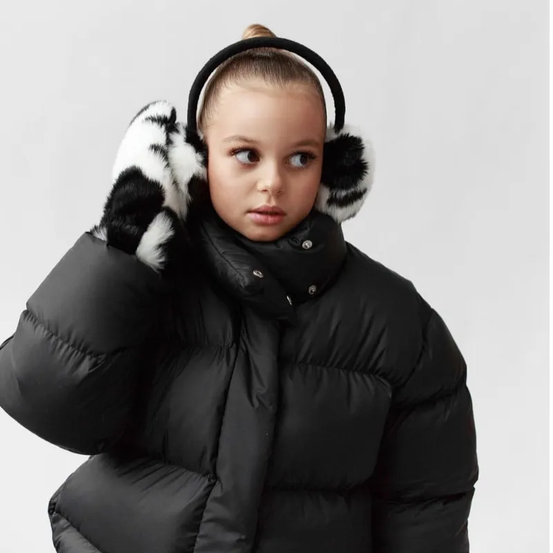 Fashion Baby Boy Girl Cotton Padded Jacket Thick Winter Child Coat Stand Collar Warm Outwear Solid Loose Baby Clothes 3-12Y