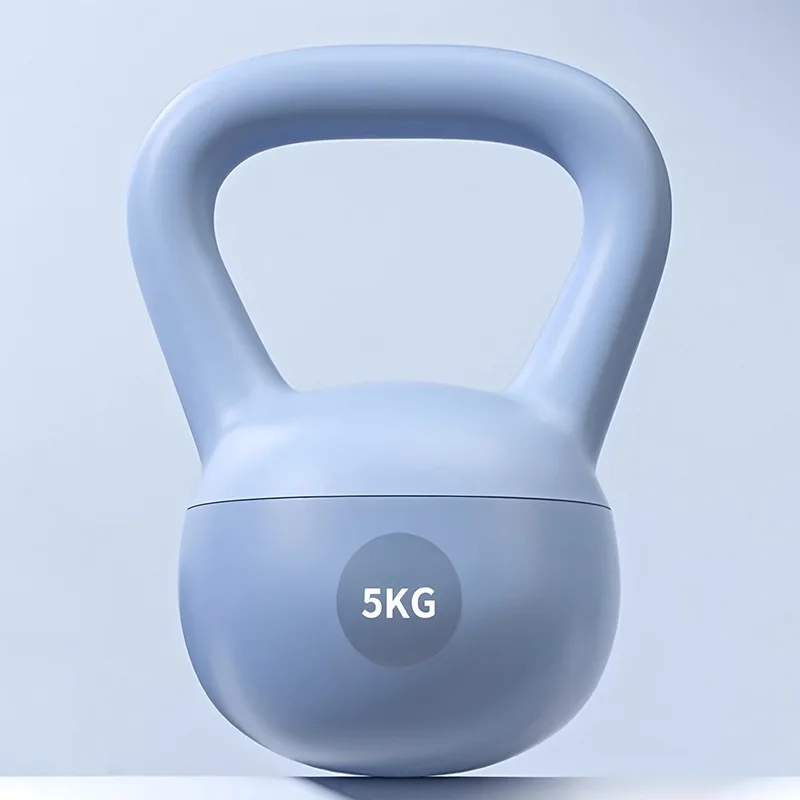 2026 Weightlifting Soft PVC Kettle Ball Weight Fitness Gym 5kg Kettle Bell Set
