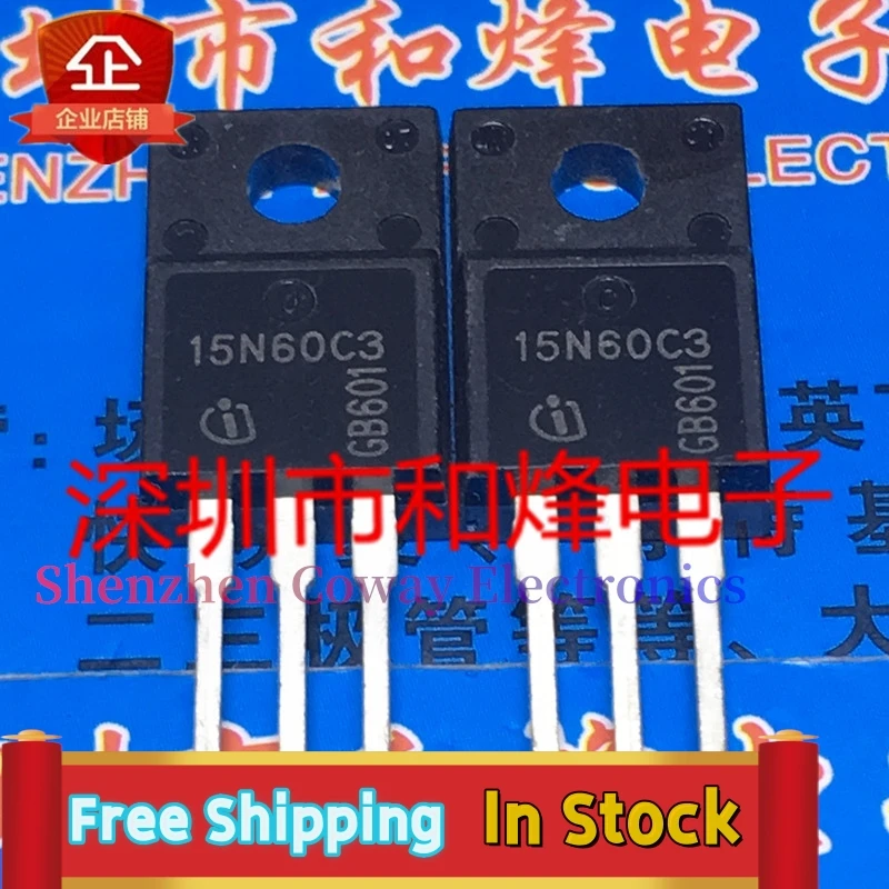 10PCS-30PCS  SPA15N60C3 15N60C3  TO-220F 650V 15A  In Stock Fast Shipping