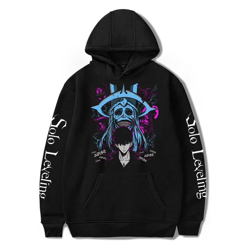 Solo Leveling Pullover Hoodies Cosplay Women Men Fashion Casual HipHop Long Sleeve Sweatshirts