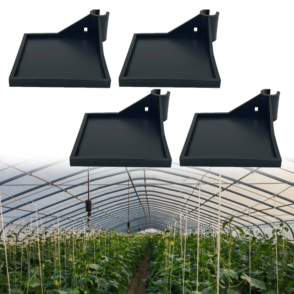 4pcs Black Grow Tent Corner Racks Enhanced Monitoring For Hygrometers/cameras And Equipment Gardening Replacement Accessories