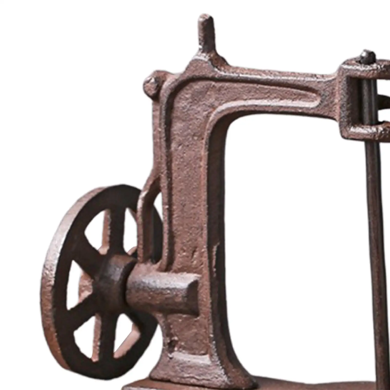 Antique Style Jute Twine Spool Holder with Scissors Organizer for Sewing Machine Room and Creative Art Studio - view 2