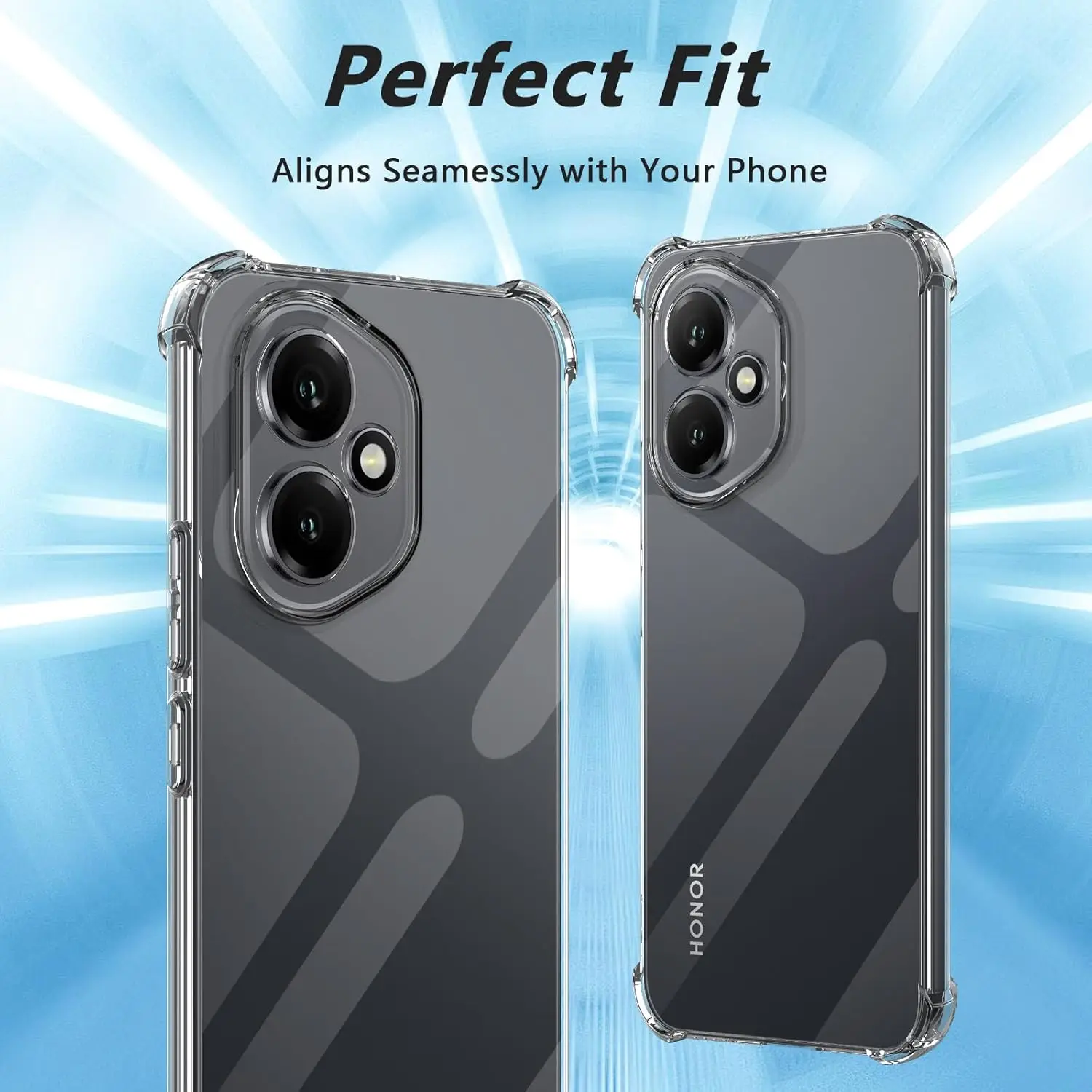 Flexible Four-Corners Shockproof TPU Case for Honor 400 Pro 400 Smart 5G Protective Cover Transparent Capa Fundas Coque