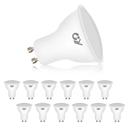 GY GU10 PAR16 LED Light Bulb 8W 800 Lumens, 80W Halogen Replacement, 120° Wide Beam Non-dimmable