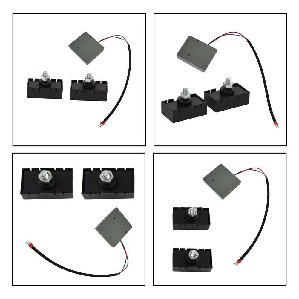 2PCS Sliding Door Magnets Square Shape with Magnetic Limit Switch for Door Opener Systems Robust Nylon Fiberglass Build