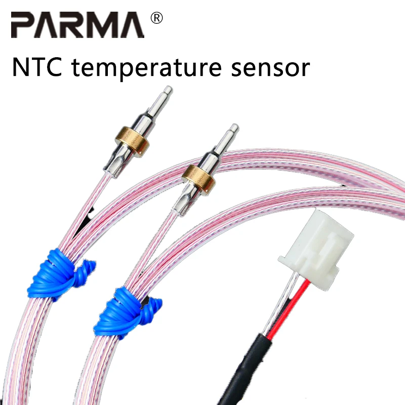Coffee machine tip NTC thermistor temperature sensor waterproof probe with copper ring, B value 3950, accuracy 1%