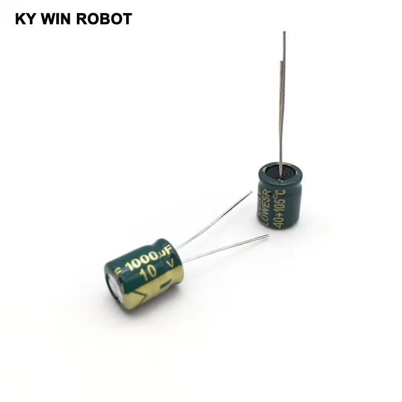 20 pz/lotto 10 V 1000 UF 8*9mm condensatore elettrolitico in alluminio ad alta frequenza a bassa impedenza 1000 uf 10 v