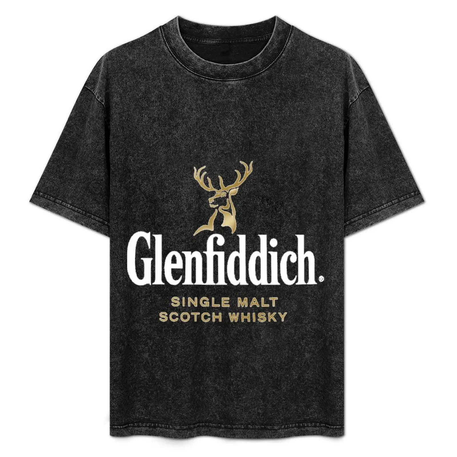 Al Haroom Glenfiddich T-Shirt blue archive T-shirts oversize custom t shirt men clothing