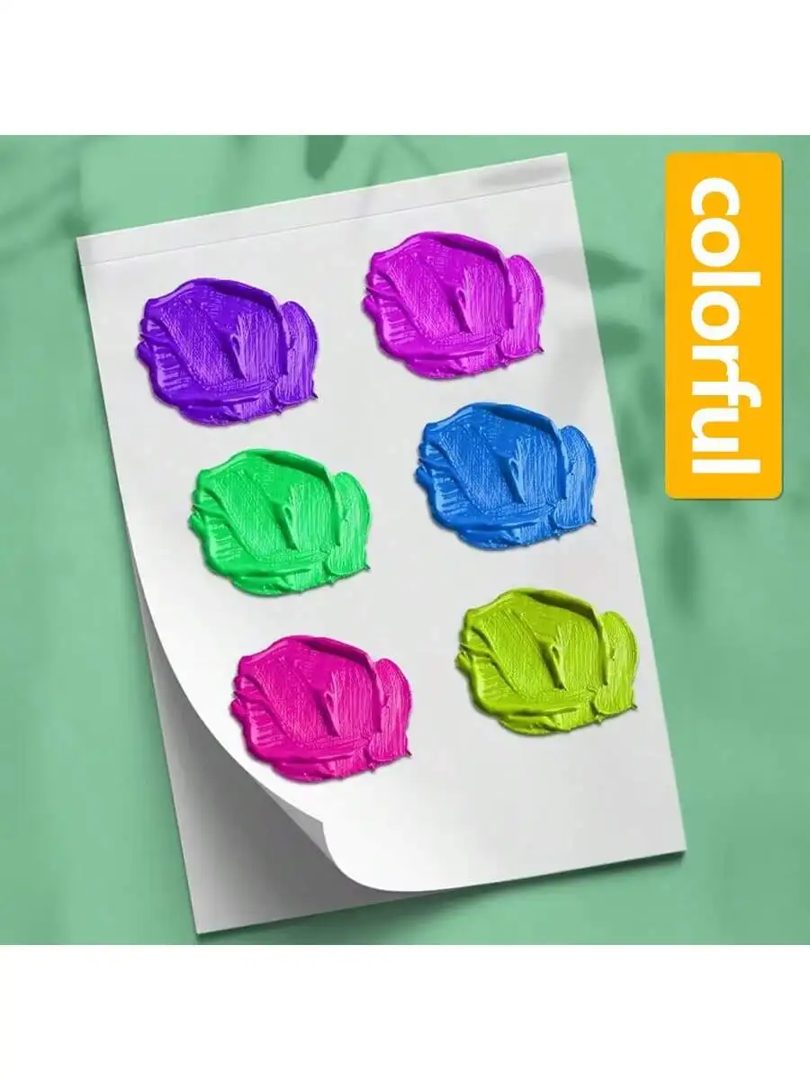 Vernice acrilica a colori misti 12/18/24 colori, vernice multiuso colorata per la pittura, pigmento professionale artistico 12/18/24 colori Se