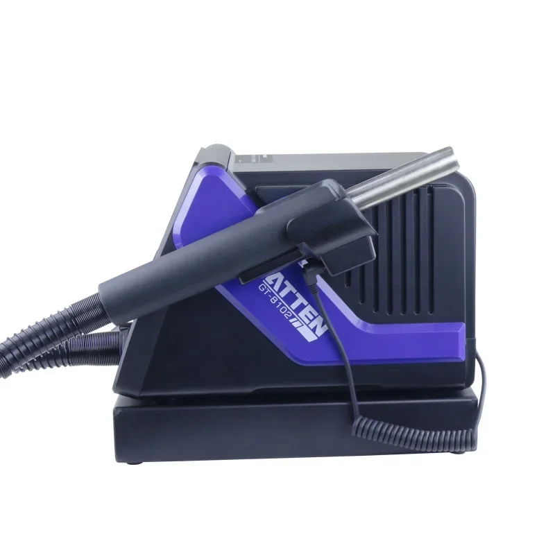 ATTEN GT-8102 1000 واط ذكي عالية الطاقة محطة إعادة العمل بالهواء الساخن مع قلم شفط فراغ ديسولديرينغ أداة لحام الهواء الساخن