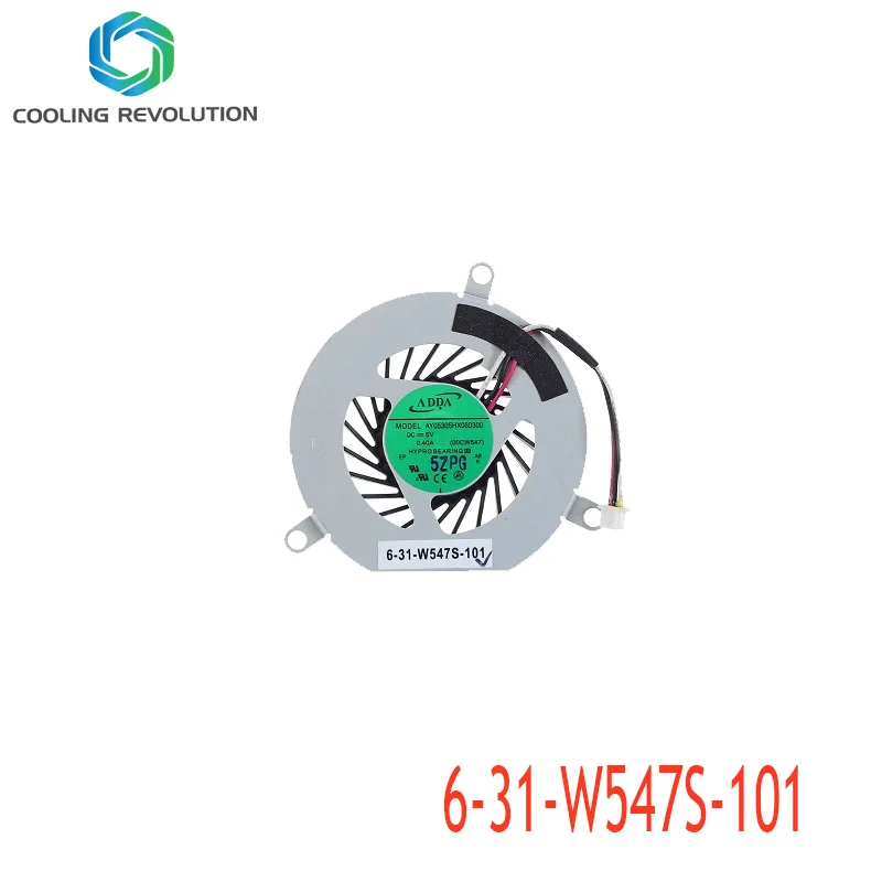 Laptop CPU Cooling Fan AY05305HX080300 DC5V 0.40A 3Pin W547S 6-31-W547S-101 6-31-W547S-100