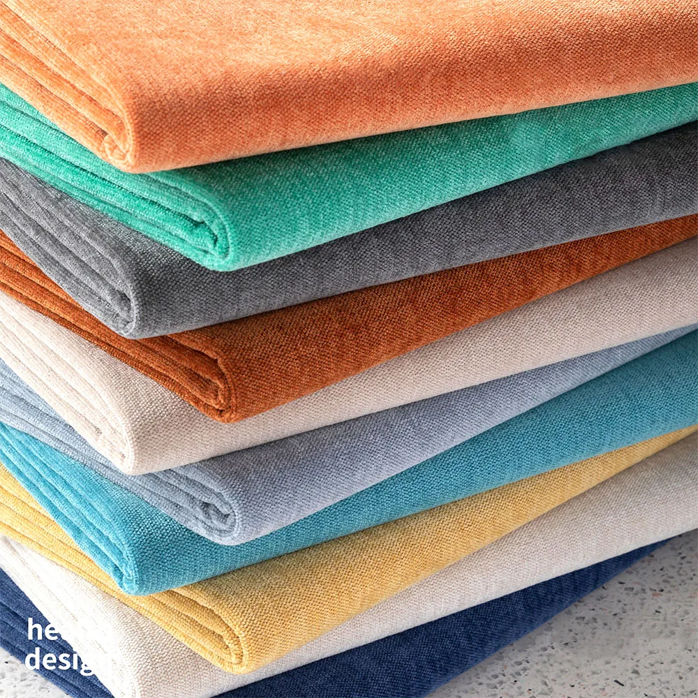 100x150cm Thicken Chenille Fabric Soft Thick Solid Color Upholstery Cloth Durable Sofa Cover Curtain Pillow Home Decor Material