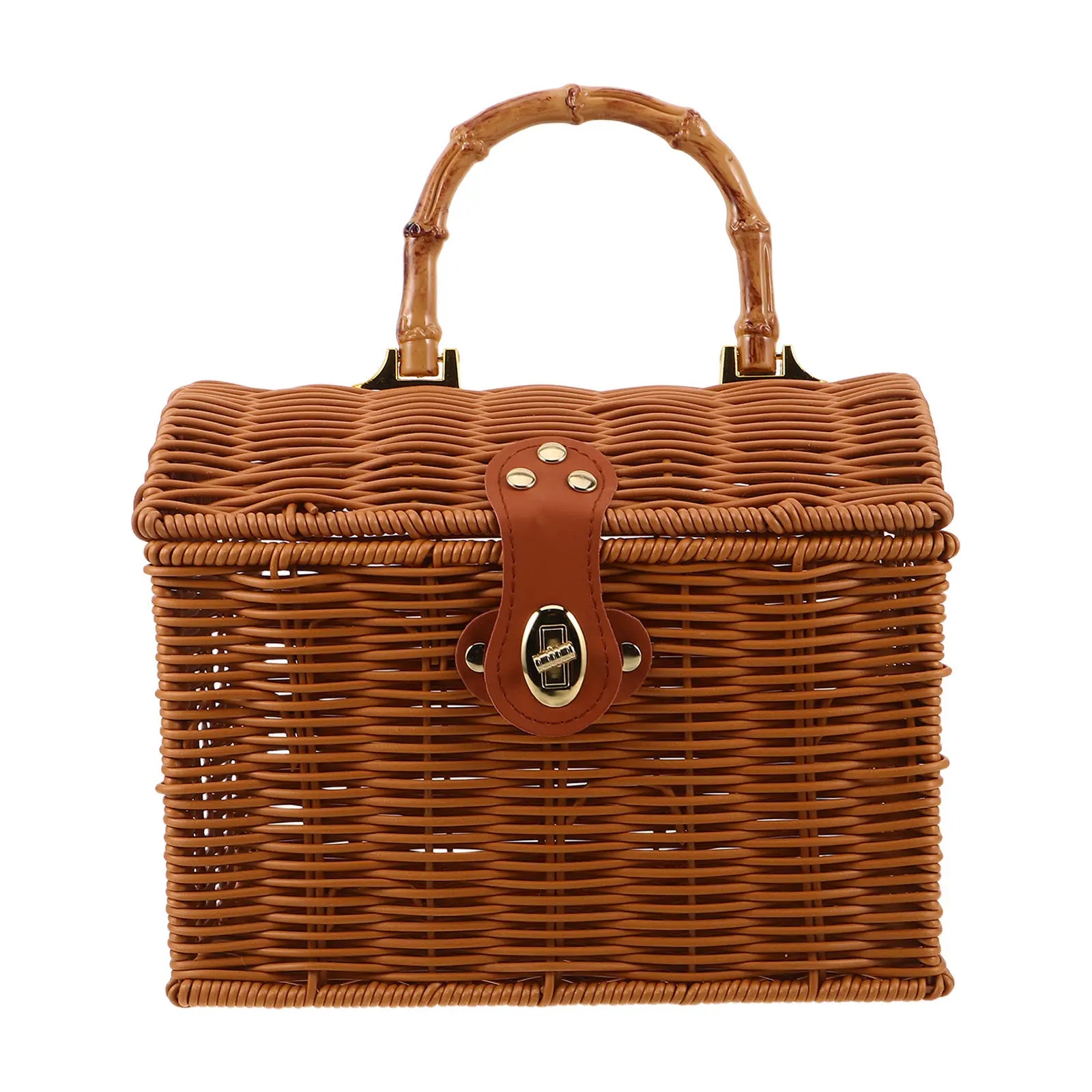 imitation-rattan-mahjong-storage-box-portable-case-lock-lid-retro-woven-small-basket-handle-decorative-mini-mahjong-organizer