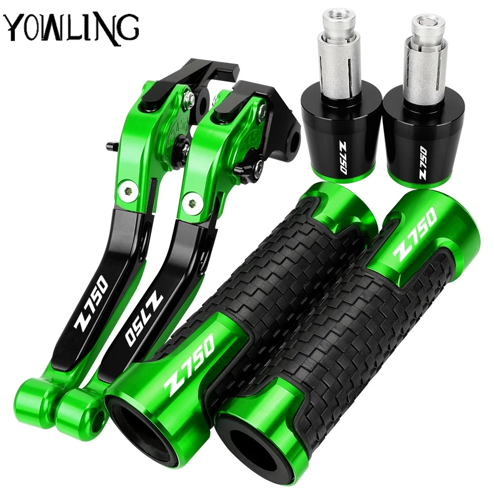 

Motorcycle Brake Clutch Levers Adjustable Extendable Folding lever Handlebar grips ends For KAWASAKI Z750 Z750L 2007 -2012