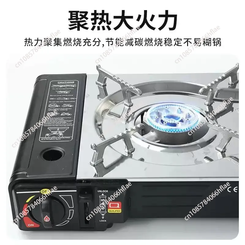 Portable 2‑Burner Camping Gas Stove, Independent Double Hob Cooktop for Picnic RV Outdoor Kitchen Cooking