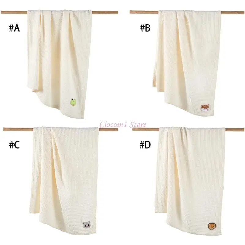 

Y1UB Baby Swaddles Blanket Cartoon Print Cotton Small Quilt for Infants Soft & Comfortable Newborns Wrap Cloth Strollers Cover