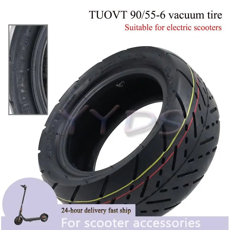 90/55-6 vacuum tire 10 Inch Tire rubber for electric scooters tubeless tyre TUOVT high quality