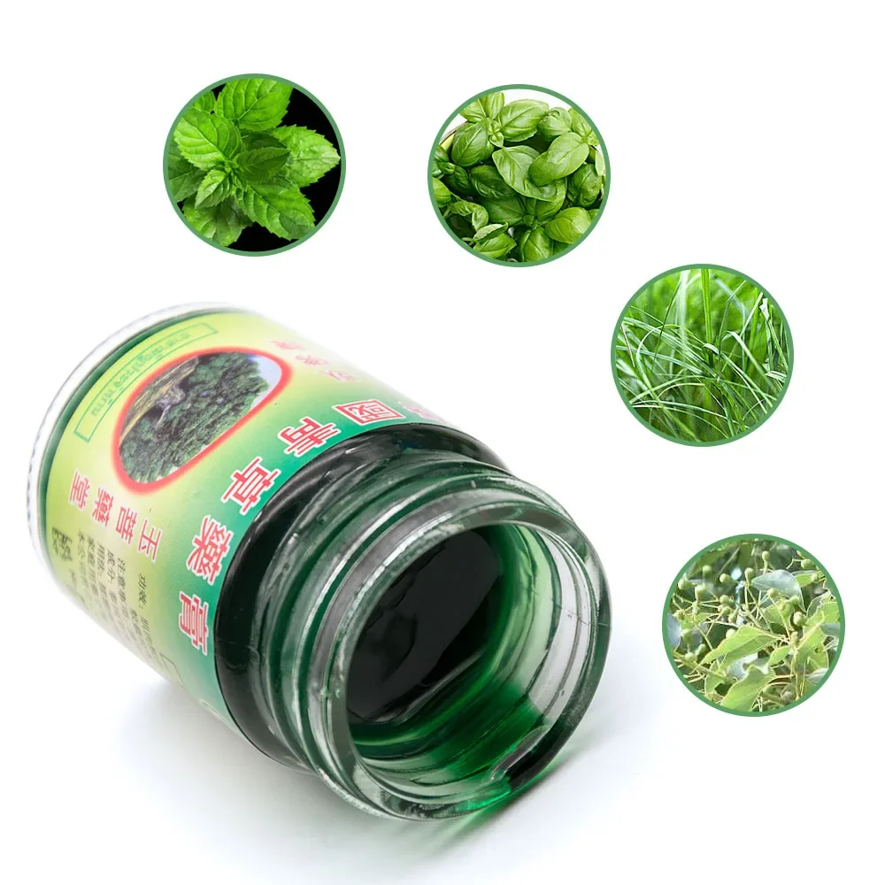 50g/pc Thailand Green Herbal Cream Cold Headache Balm Pain Ointment Refresh Oneself Influenza Cold Headache Dizziness Summe