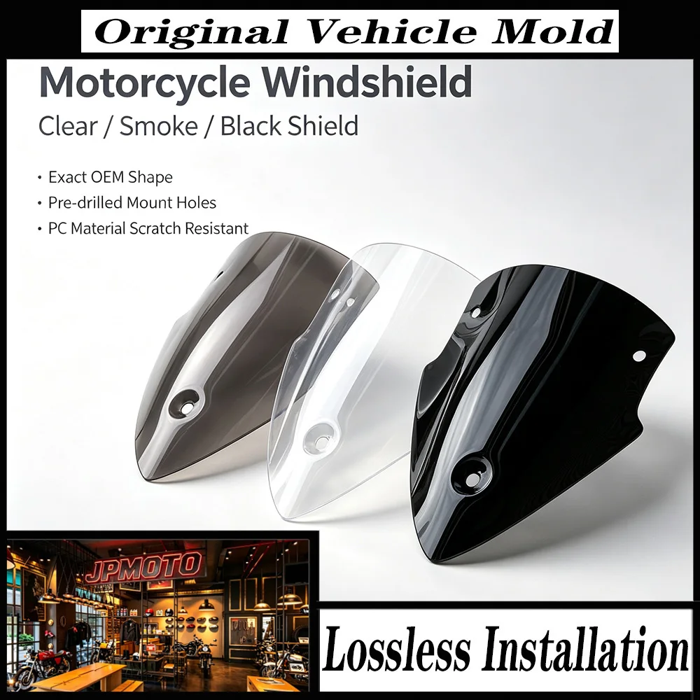 For Ducati Multistrada 950 1200 1260 MTS950 MTS1200 MTS1260 2015-2021 Motorcycle Windscreen Windshield PMMA Multi Kit Set