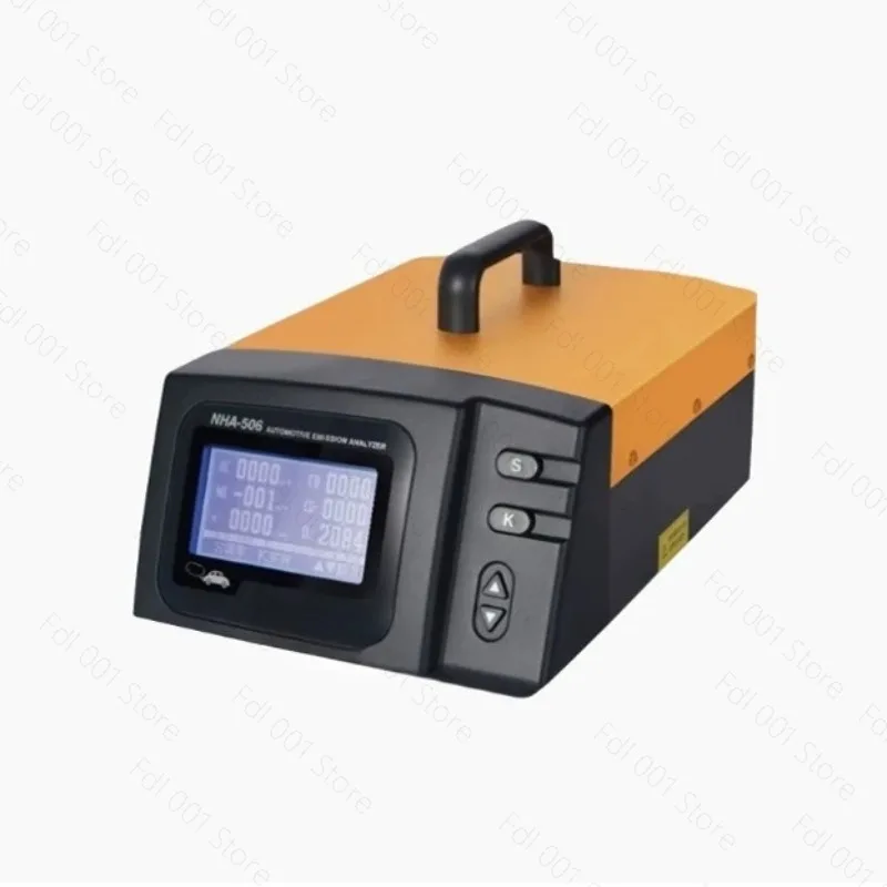 NHA-506 Portable Vehicle Exhaust Gas Analyzer Five Gases HC/CO/CO2/O2/NO Concentration Universal Emission Detector