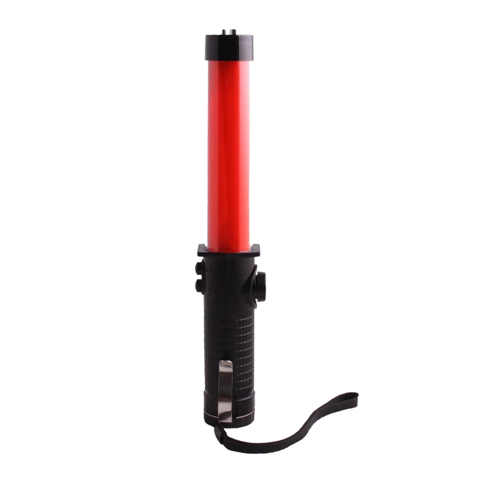 Signal Traffic Wand Led Flashlight with Strobe Mode Wrist Strap Lanyard, 4 Flashlight Modes Led Baton Light