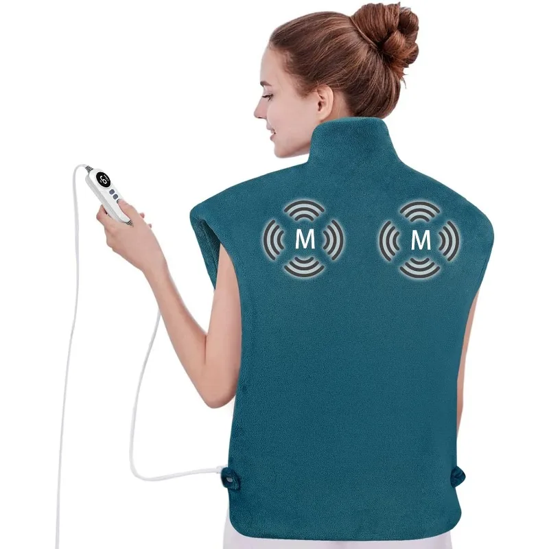 

Нагревательная Подушка с массажером для шеи и плеч, предназначено для облегчения боли в спине, автоматическое отключение