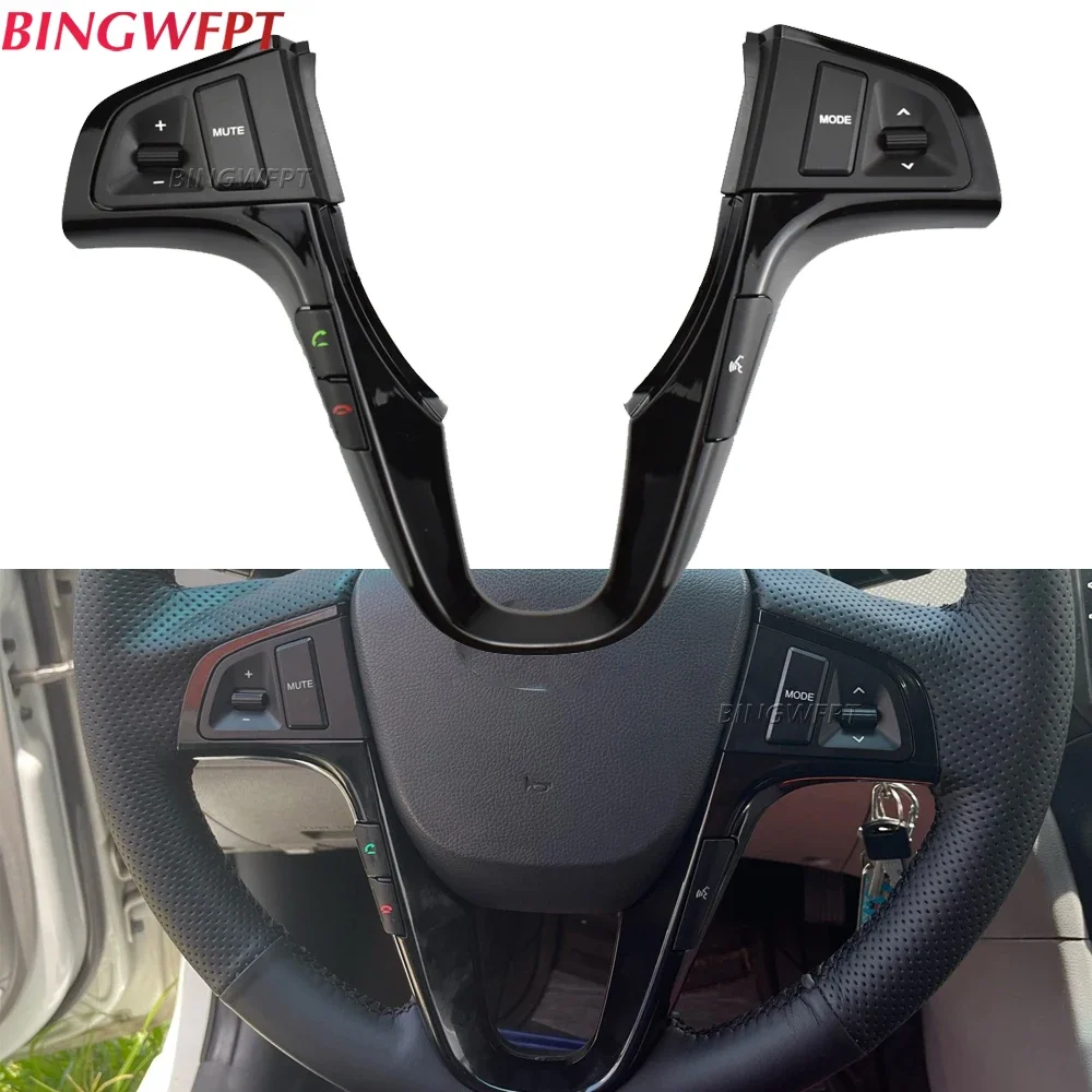 

For Hyundai VERNA SOLARIS Multi-function Steering Wheel Buttons Audio Volume Music Control Switch Car Accessories Kit