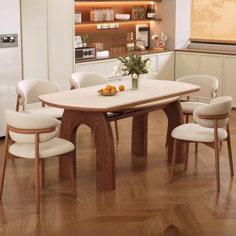 Designer Nordic Dining Table Luxury Mid Century Writing Lounge Dining Table Service Lounge Mesas De Jantar Kitchen Furniture