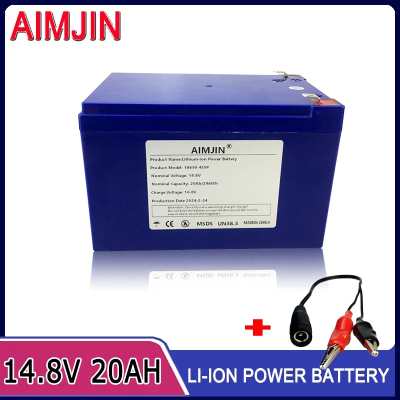 

4S5P 14.8V 20000mAh Lithium-ion Battery, Suitable for 16.8V Equipment, High-power Inverter, Tourist Car Solar Cell so on