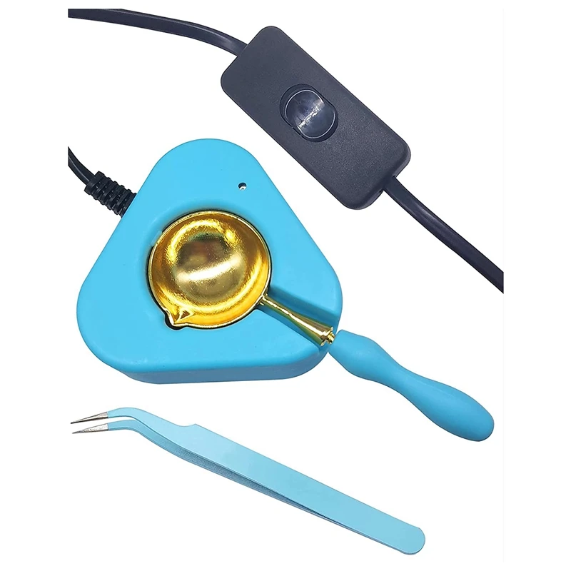 Набор уплотнителей для воска, набор уплотнителей для воска, Электрический уплотнитель для воска с ложкой для воска, комплект уплотнителей для воска, вилка стандарта США