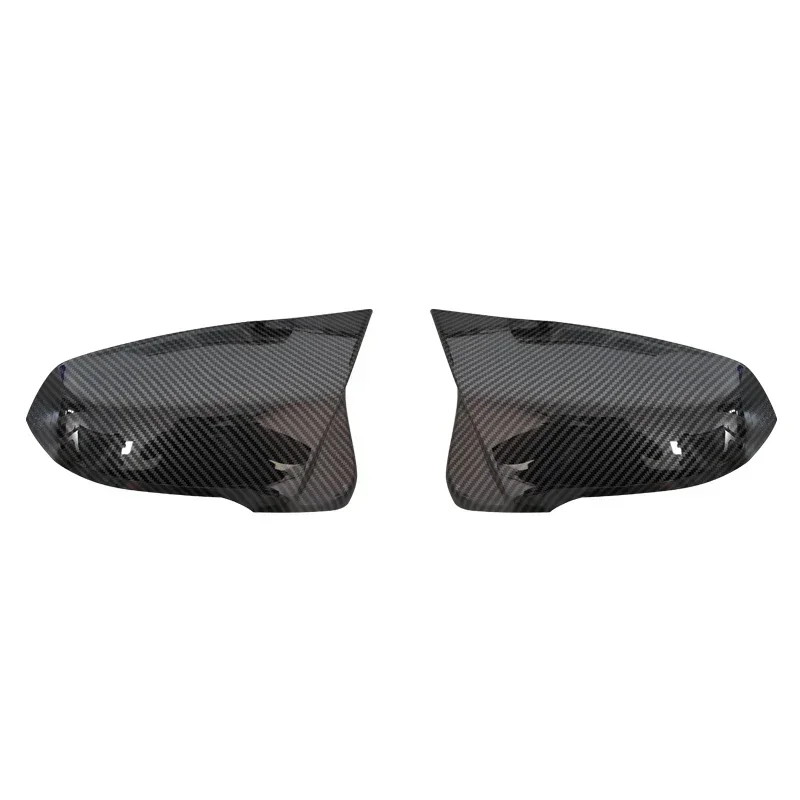 Cubierta de espejo retrovisor de estilo de fibra de carbono ABS para BMW X1, 2016, 2017, 2018, 2019, 2020, 20i, 25i, F48, accesorios de estilo de coche