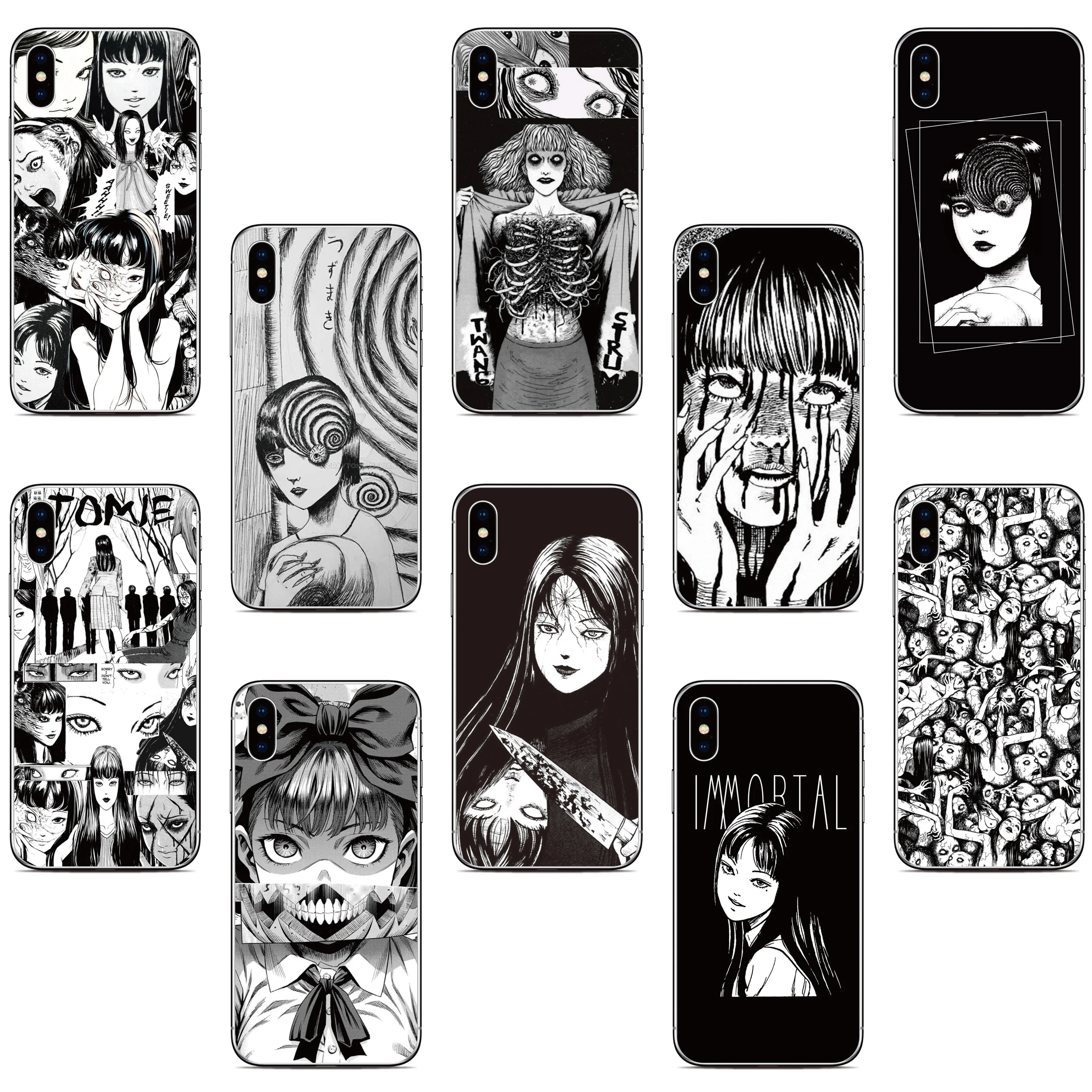 Junji Ito Tomie Phone Case For Alcatel 1B 1S 1SE 1L Pro 1A 3 3L 3C 3V 3X 1 5033D 1C 1X 1V 2019 2020 2021 2022 Soft Back Cover