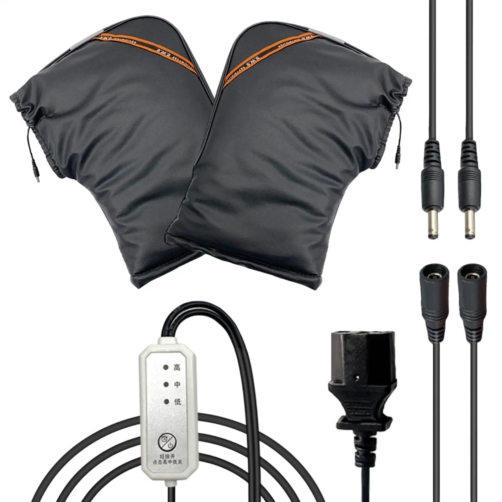 

USB Heated Motorcycle Gloves 3-Temp Smart Control & Waterproof Winter Gloves For Cold Weather, Ideal For Riding Snowmobile