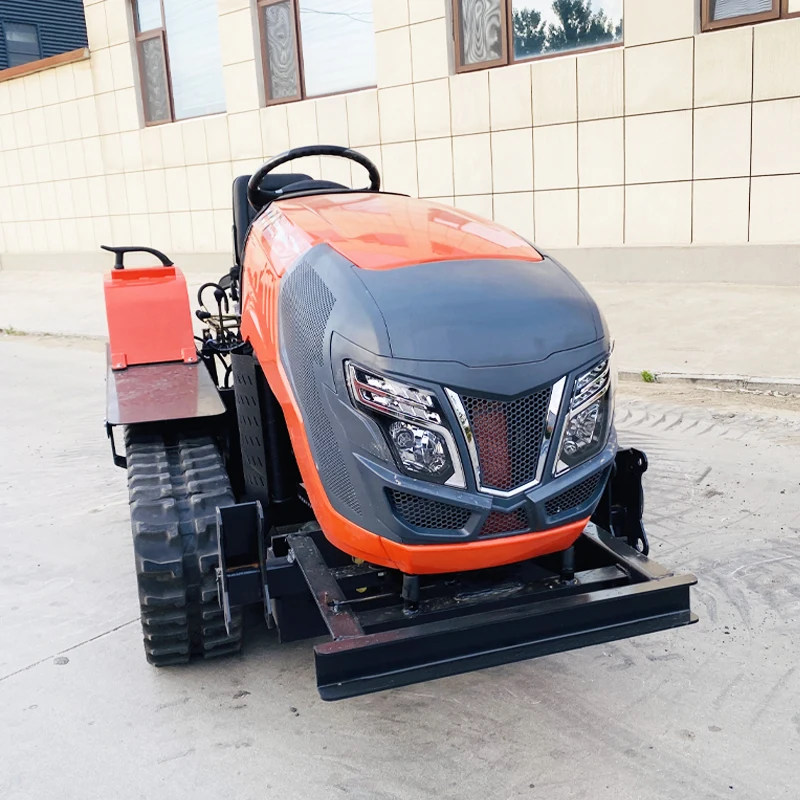 

Customized 60HP crawler tractor specially used for plowing, multifunctional rotary tiller, high-power cultivator and mini tiller