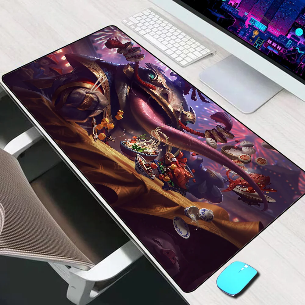 League of Legends Tahm Kench Large Mouse Pad Gaming Accessories Mouse Mat XXL Keyboard Mat PC Gamer Desk Pad Computer Mousepad