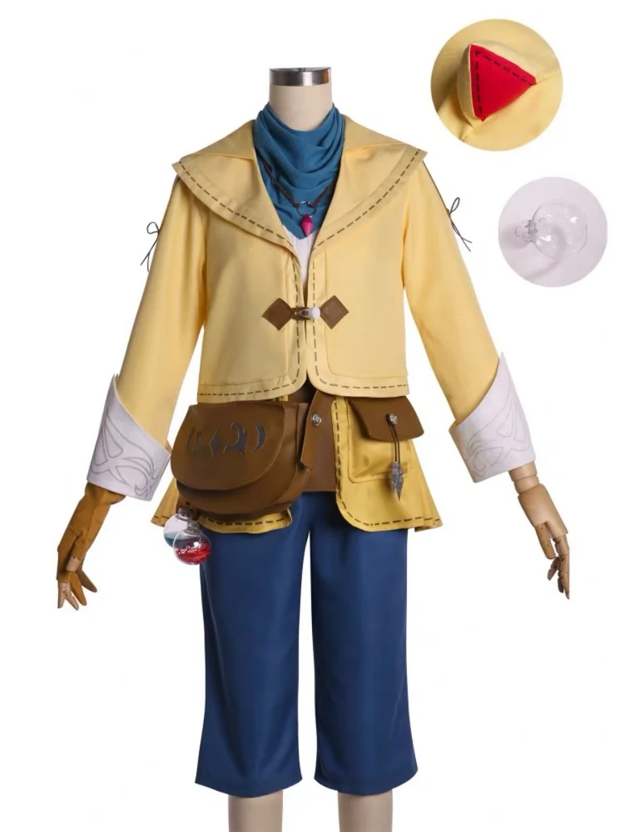 

Game FF14 Krile Baldesion Cosplay Costume Fancy Party Suit Top Pants Coat Halloween Carnival Uniforms Anime Clothing Custom Made