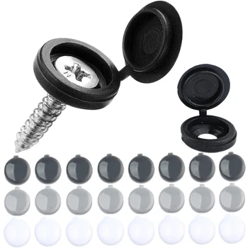 나사 장식 커버 원피스 나사 캡 커버, 너트 볼트 고정 보호 캡, 가구 하드웨어 액세서리, 30 개, 50 개, 100 개