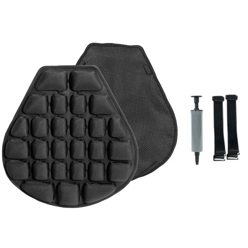 

Electric vehicle inflatable seat cushion, shock-absorbing motorcycle seat cushion, sunscreen and impermeable