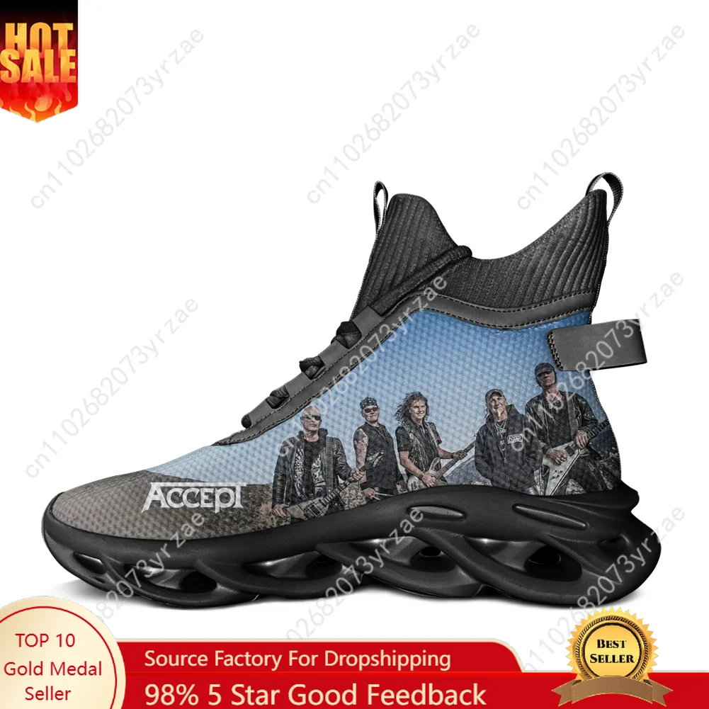 

Accept Band High Top Flats Sneakers Mens Womens Sports Running Shoes High Quality Sneaker Lace Up Mesh Footwear Custom Made Shoe