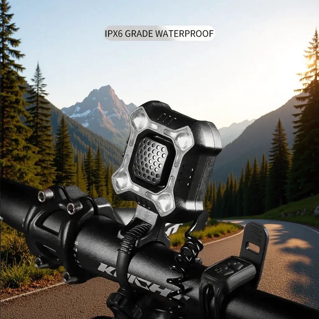 자전거 전자 벨 라이트 스쿠터 전기 자전거 USB 충전 사이클링 경고 알림 안전 라이딩 장치