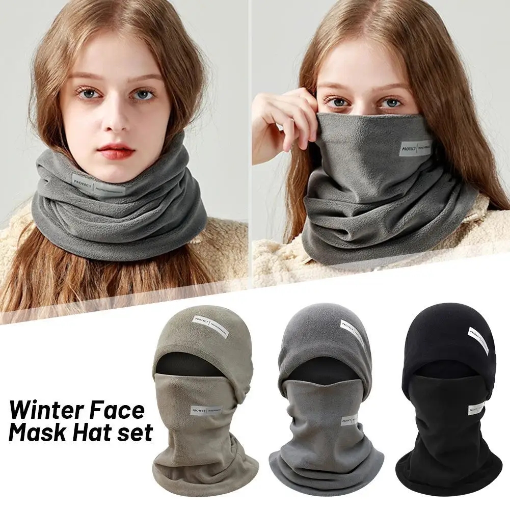 Warm Balaclava For Men Women Winter Warm Full Face Mask Neck Warmer Hat Windproof Cycling Ear Protection Caps Thermal Head