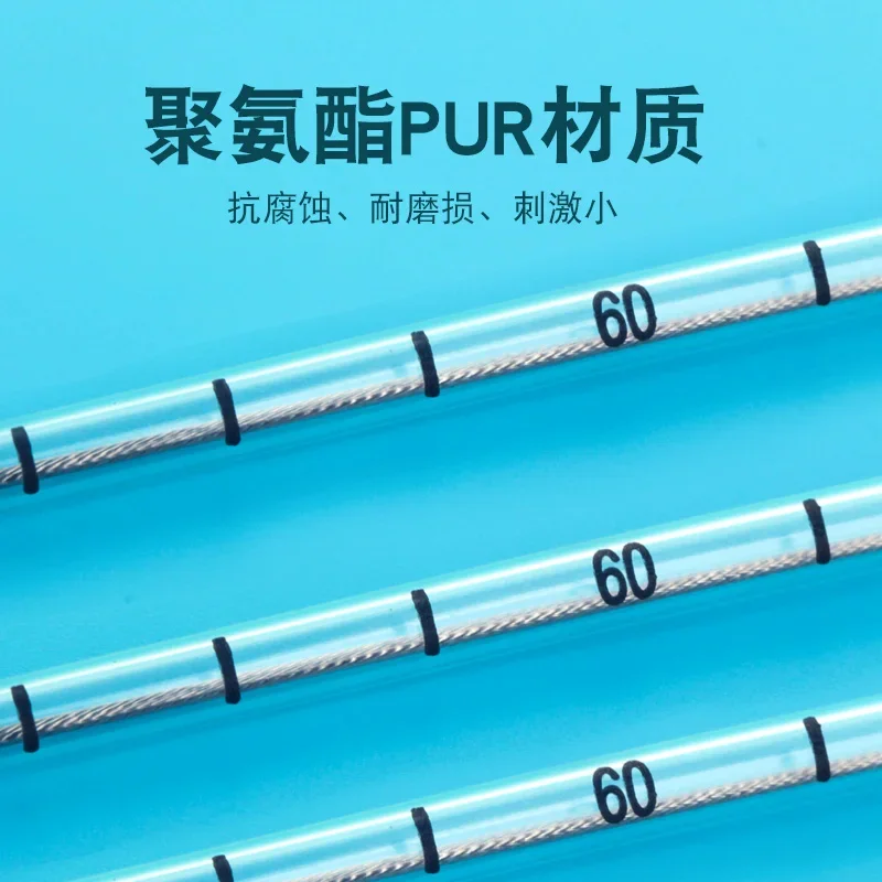 Disposable nasal feeding tube/with guide wire/spiral/decompression jejunal tube