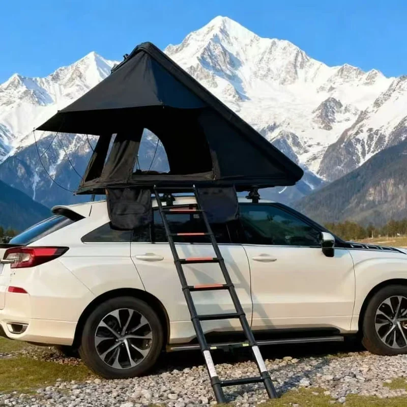 Auto Parts All-Weather Aluminum Hard Shell Pop-Up Rooftop Tent Quick Setup for SUV Off-Road Camping