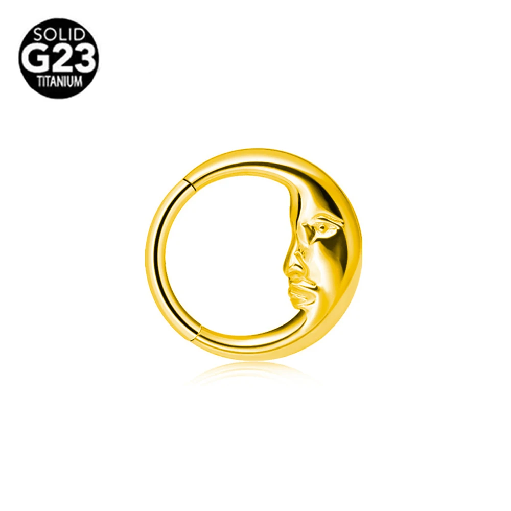 G23 Titanium Bee Septum Nose Ring Piercing