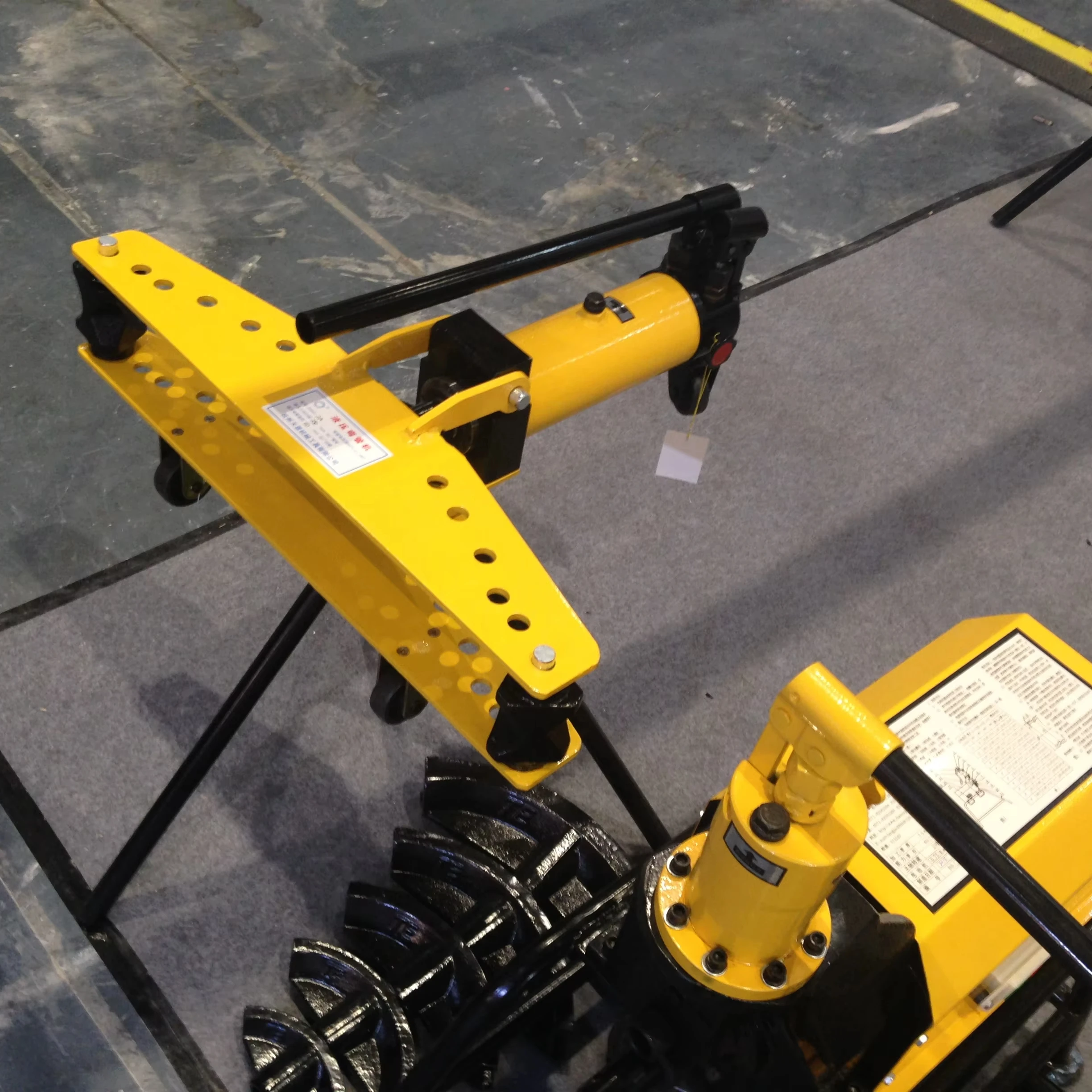 New Manually Operated Electric Pump Steel Tube Bender Machine Hydraulic Pipes Bending Tools Construction Iron Seamless Pipes